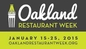 Oakland restaurant week logo