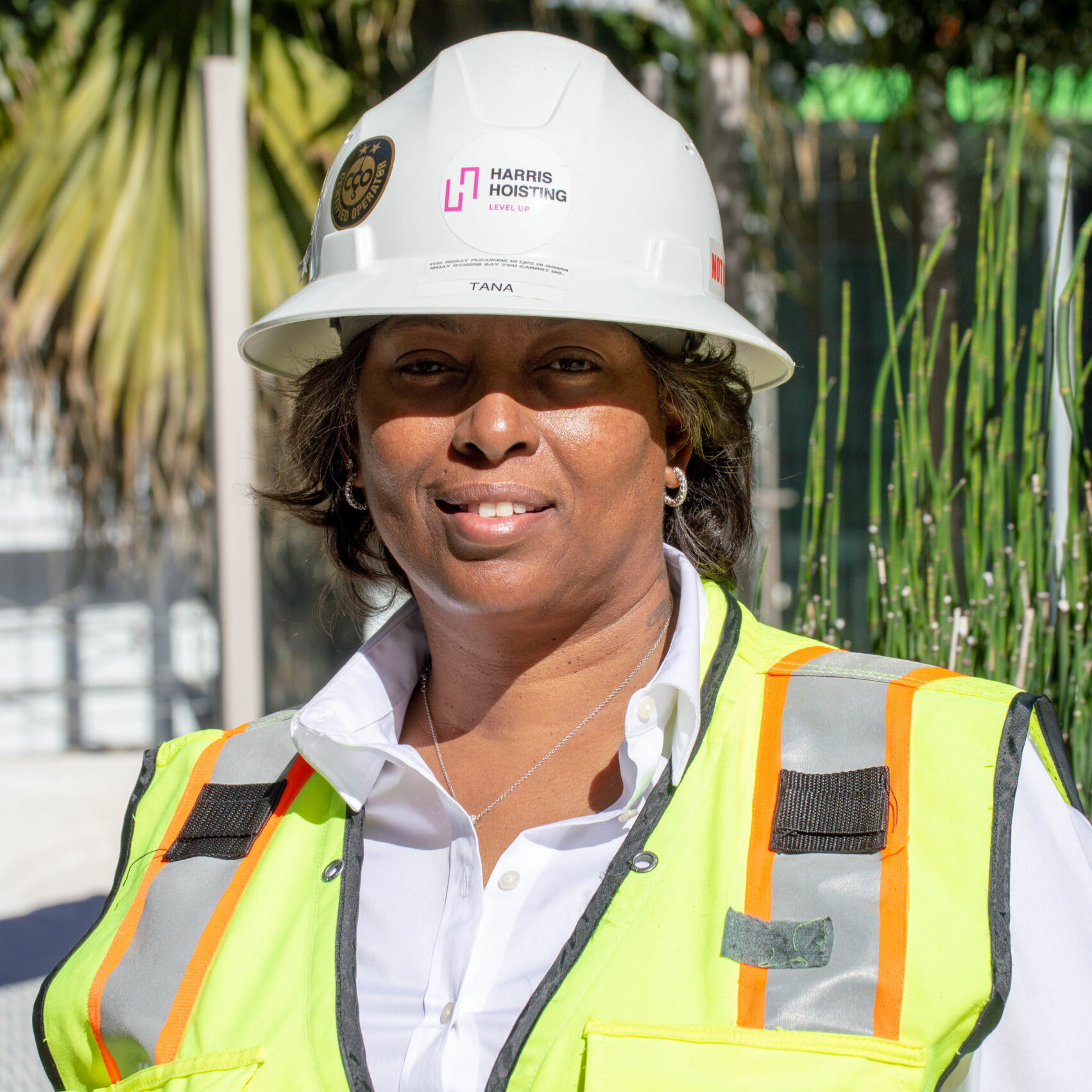 Tana Harris, owner of Harris Hoisting