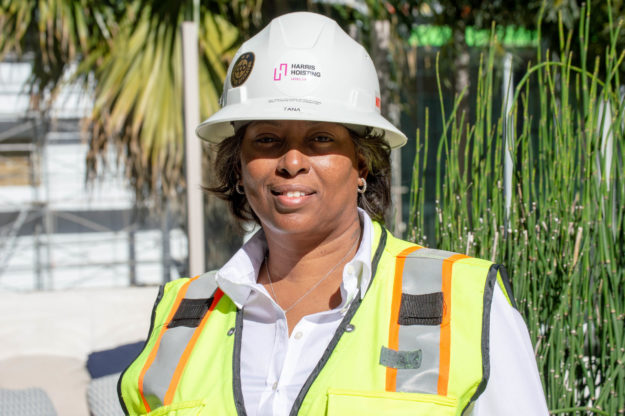 Tana Harris, owner of Harris Hoisting